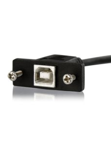 Cable 30cm USB B H a M Panel - Imagen 3