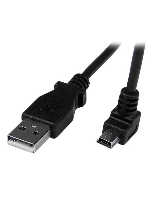 Cable 2m USB A a Mini B Abajo - Imagen 1