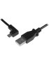 Cable de 2m Micro USB Acodado Izquierdo - Imagen 1