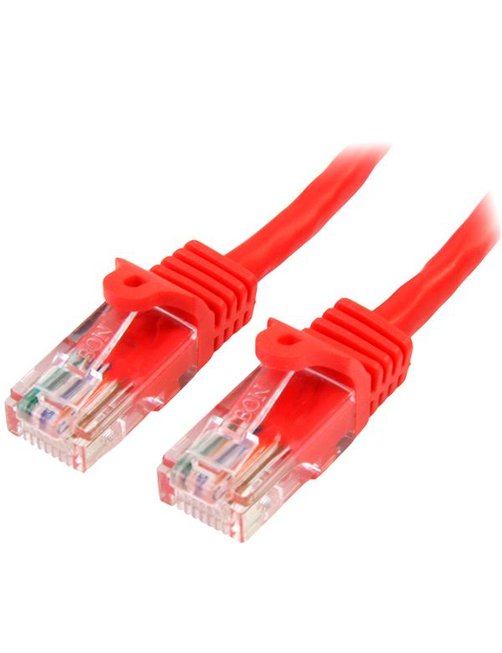 Cable de Red 0.5m Rojo Cat5e - Imagen 1