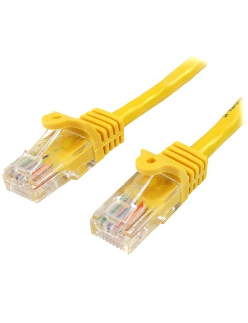 Cable Red 0.5m Amarillo Cat5e - Imagen 1