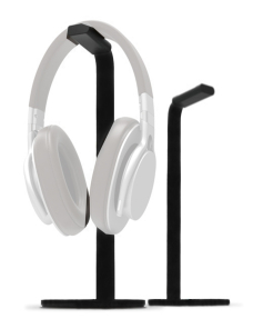 Soporte para auriculares de aleación de aluminio Soporte en H Soporte para exhibición de auriculares Soporte de almacenamient