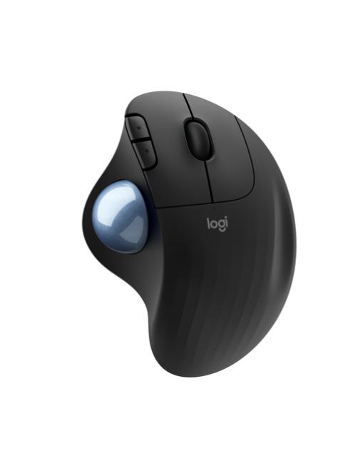 Logitech ERGO M575 - Bola de seguimiento - inalámbrico - 2.4 GHz, Bluetooth 5.0 LE - receptor inalámbrico USB - grafito