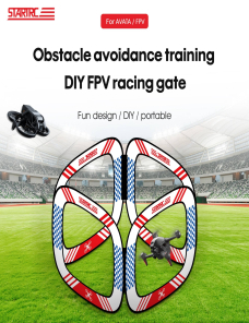 Para DJI FPV STARTRC 5 en 1 Drone Pista de entrenamiento para evitar obstáculos Práctica de competencia Puerta de obstáculos