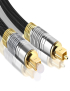 CO-TOS101 Cable de audio de fibra óptica de 10 m Amplificador de potencia de altavoz Cable de señal cuadrado a cuadrado de au