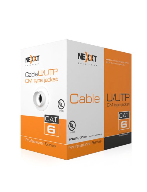 Nexxt Solutions Infrastructure - Bulk cable - UTP - 305 m RJ-45 - Blue - 4Pairs 24AWG CM