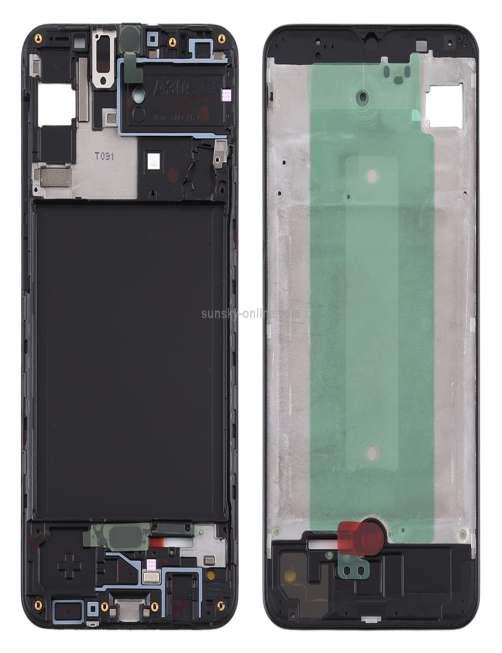 Para-Samsung-Galaxy-A30s-Carcasa-frontal-Marco-LCD-Placa-de-bisel-Negro-SPA0386B