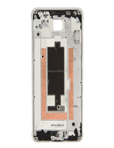 Para Galaxy Alpha/G850 cubierta de carcasa completa (carcasa frontal marco LCD placa biselada + marco medio bisel placa trasera