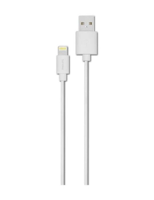 Cable USB Lightning a USB Philips 1.2mts dlc2508w
