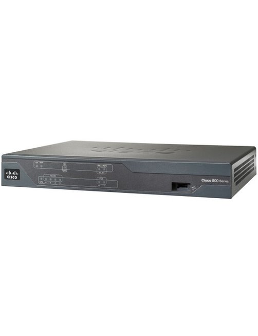 Cisco 881 Ethernet Security - Router - conmutador de 4 puertos - Imagen 1