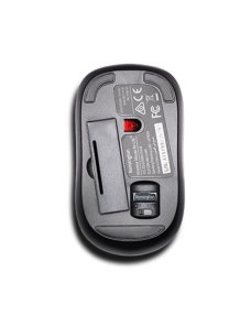 Kensington Mouse for Life - Ratón - diestro y zurdo - óptico - 3 botones - inalámbrico - 2.4 GHz - receptor inalámbrico USB - ne