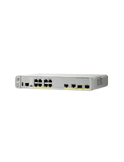Cisco Catalyst 3560CX-8PC-S - Conmutador - Gestionado - 8 x 10/100/1000 (PoE+) + 2 x Gigabit SFP combinado - sobremesa - PoE+ (2