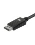 Xtech - Cable DisplayPort - DisplayPort (M) a DisplayPort (M) - 1.8 m - trabado - negro - Imagen 2