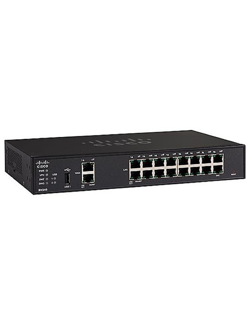 Cisco Small Business RV345 - Router - GigE - Puertos WAN: 2 - montaje en rack - Imagen 1