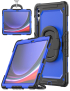 Para-Samsung-Galaxy-S9-D-Tipo-Funda-para-tableta-hibrida-de-silicona-para-PC-con-soporte-para-asa-PC-azul-EDA005454902G