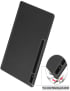 Para-Samsung-Galaxy-Tab-S9-Ultra-3-Fold-Pure-Color-TPU-Smart-Leather-Tablet-Case-con-ranura-para-boligrafo-Negro-EDA005122001A