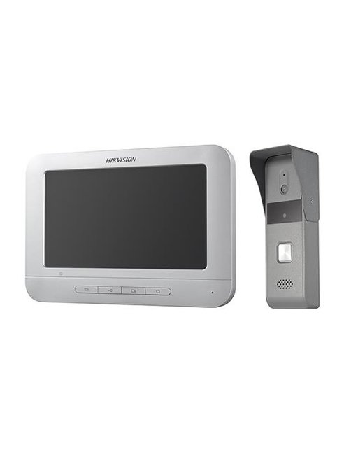 Hikvision DS-KIS203 - Sistema de intercomunicación de vídeo - cableado - 7" monitor LCD - 1 cámara(s) - CMOS - Imagen 1