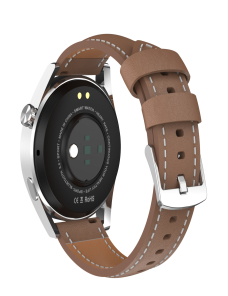 Hamtod-GT3-Pro-132-pulgadas-Smart-Watch-frecuencia-cardiaca-monitor-de-temperatura-llamada-BT-plata-CA0781S