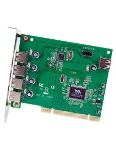 Adaptador Tarjeta PCI USB 2.0 de Alta Velocidad 7 Puertos - 4 Externos y 3 Internos