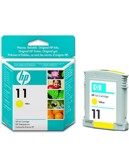 HP 11 - 28 ml - amarillo tintado - original - cartucho de tinta - para Business Inkjet 1000, 1100, 1200, 2300, 2800; DesignJet 1