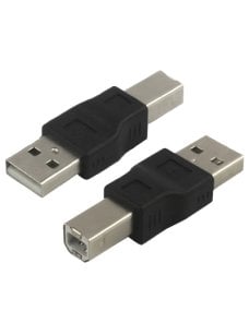 USB AM a BM Adaptador (Negro)