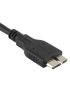 Cable USB 3.0 macho a Micro USB 3.0 Cable Adaptador, Curva Derecha, Longitud: 12cm