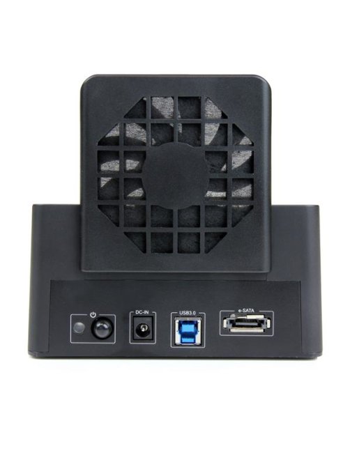 Base de Conexión Externa USB 3.0 UASP y eSATA ventilador, SATA III 6Gbps de 2,5 y 3,5 Pulgadas