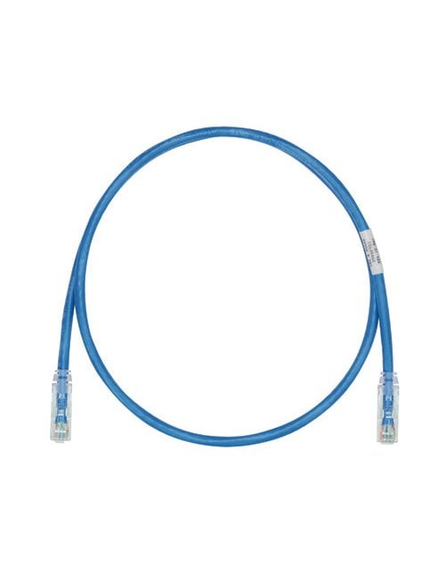 Panduit TX6-28 Category 6 Performance - Patch cable - RJ-45 (M) to RJ-45 (M) - 2.13 m - UTP - CAT 6 - booted, halogen-free - blu