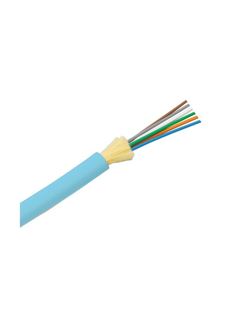 Panduit Opti-Core Fiber Optic Distribution Cable - Bulk cable - fiber optic - 50 / 125 micron - OM3 - plenum - aqua - Imagen 1