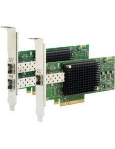 Emulex Gen 6 - Adaptador de bus de host - PCIe 3.0 x8 perfil bajo - 16Gb Fibre Channel x 2 - para Th 01CV840 - Imagen 1