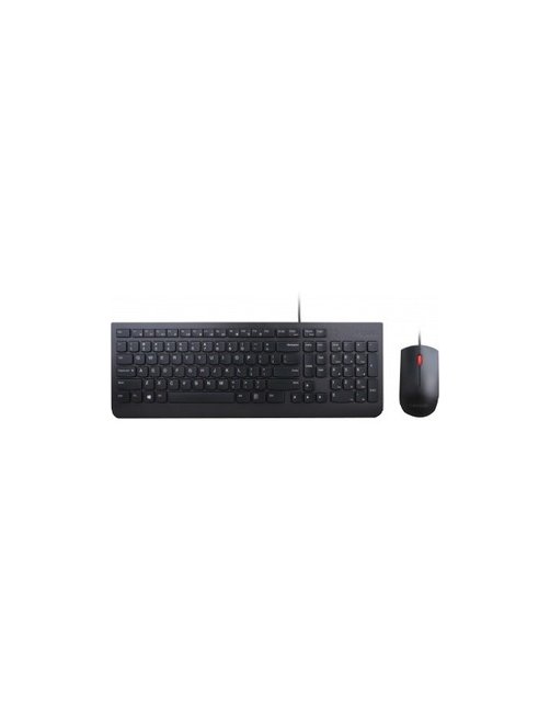 Lenovo Essential Wired Combo - Juego de teclado y ratón - USB - Español - para IdeaPad 330-15; Mii 4X30L79915 - Imagen 1