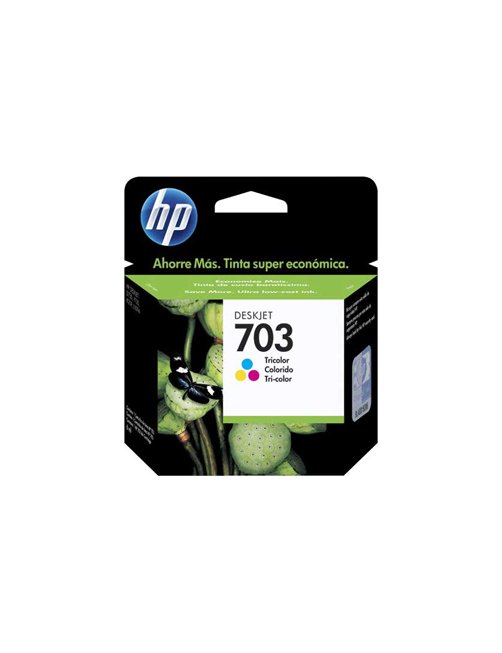HP 703 - 4 ml - color (cian, magenta, amarillo) - original - Ink Advantage - cartucho de tinta - par CD888AL - Imagen 1