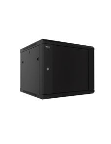 Rack armario Nexxt Solutions - instalable en pared - RAL 9005, negro barniz - 12U - 19"