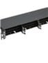 Panduit HD Flex Patch Panels - Tablero de conexiones - negro - 1U - 19" - 6 puertos