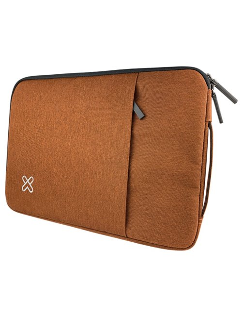 Klip Xtreme - Notebook sleeve - 15.6" - Polyester - Brown - with Pocket KNS-420BR