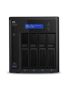 WD My Cloud PR4100 WDBNFA0000NBK - Servidor NAS - 4 compartimentos - RAID 0, 1, 5, 10, JBOD - RAM 4  WDBNFA0000NBK-NESN