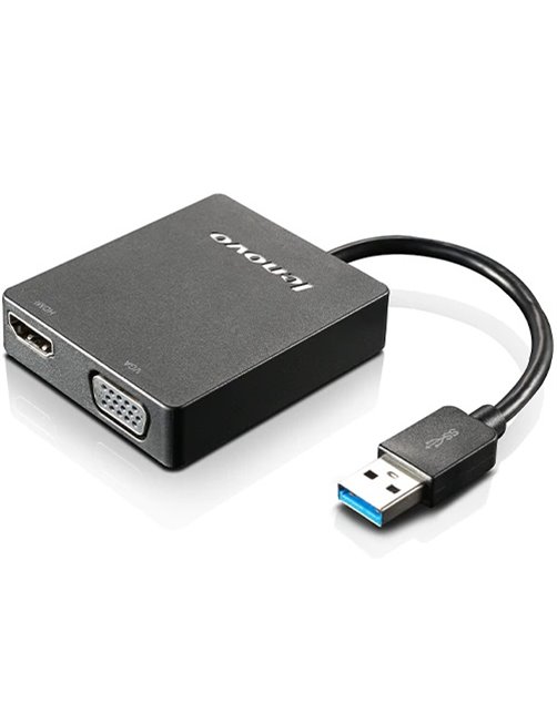 UNIVERSAL USB 3.0 TO VGA/HDMI ADAPTER   4X90H20061