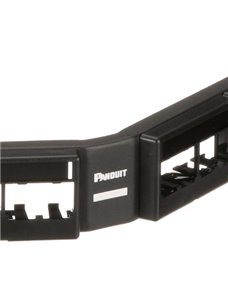 Panduit MINI-COM Modular Faceplate Patch Panels - Patch panel - 1U - 19" - 24 ports