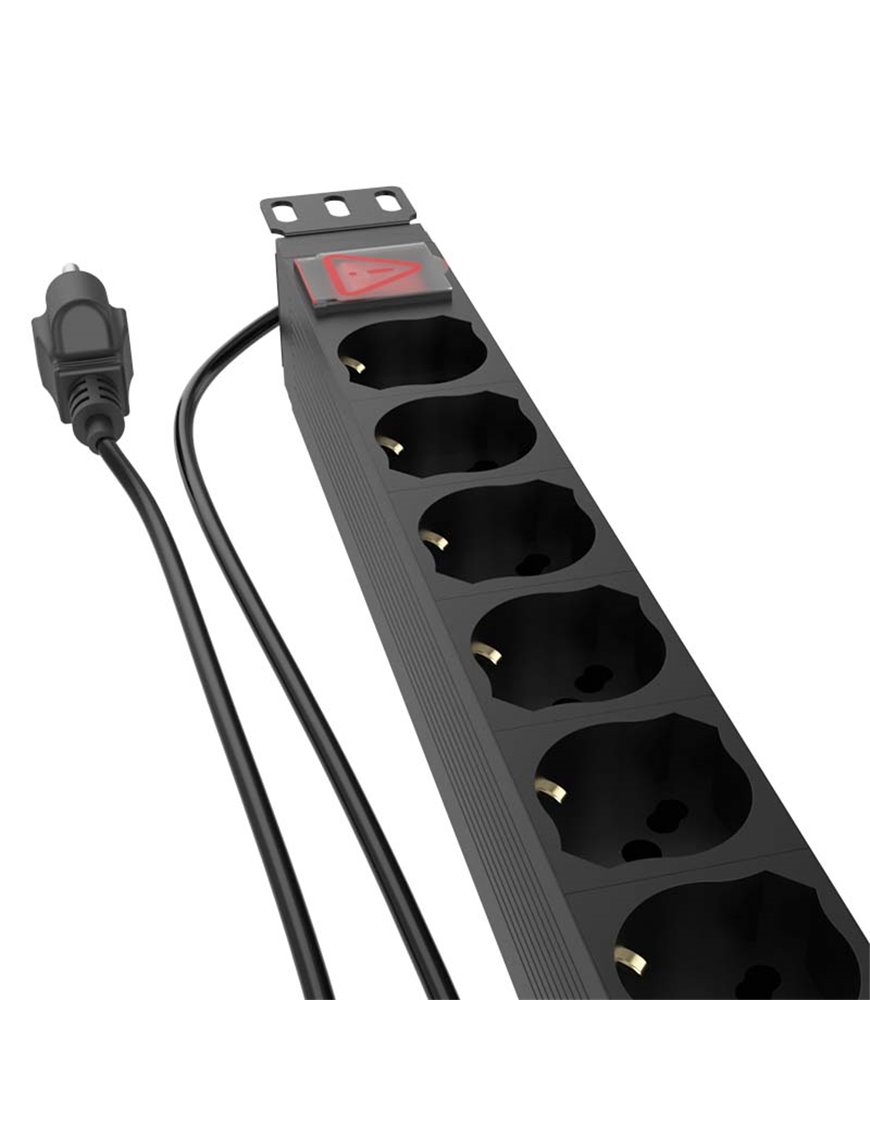 Regleta Universal Inkax, 2x Tomas corriente + 4x Puertos USB, con Botón de  encendido - Spain