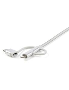 Cable 1m USB a USBC Micro Lightning - Imagen 7