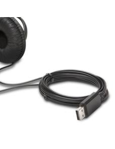 Kensington USB Hi-Fi Headphones with Mic - Auricular - en oreja - cableado - USB-A - negro - Imagen 2