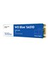 WD Blue SA510 WDS500G3B0B - SSD - 500 GB - interno - M.2 2280 - SATA 6Gb/s - azul