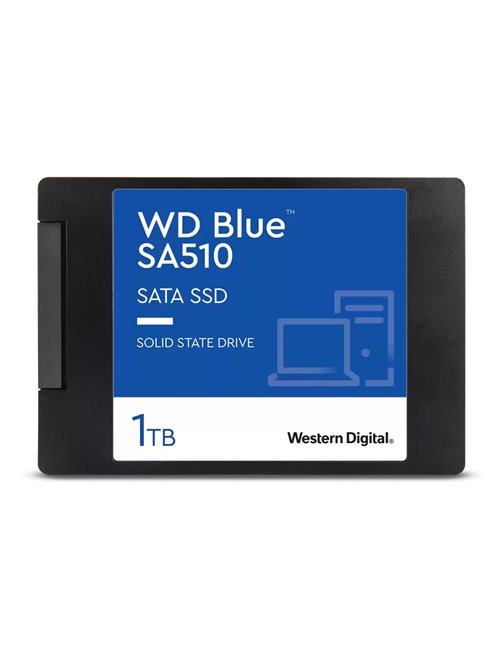WD Blue SA510 WDS100T3B0A - SSD - 1 TB - interno - 2.5" - SATA 6Gb/s - azul