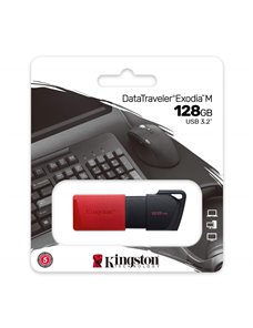 USB3.2 Gen1 DataTraveler Exodia M Negro + Rojo