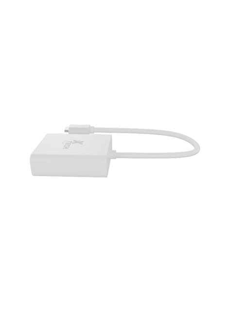 Xtech - Display adapter - USB Type C - VGA - Glossy white - XTC-551