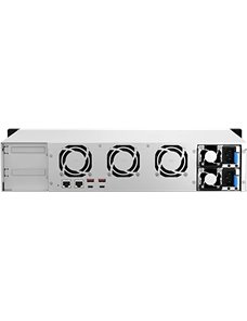 Servidor NAS QNAP TS-873AeU-RP - 8 compartimentos - montaje en bastidor - SATA 6Gb/s - RAID 0, 1, 5, 6, 10, 50, JBOD, 60 - RAM
