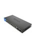 Switch Linksys LGS310MPC - inteligente - 8 x 10/100/1000 (PoE+) + 2 x Gigabit SFP - sobremesa  LGS310MPC