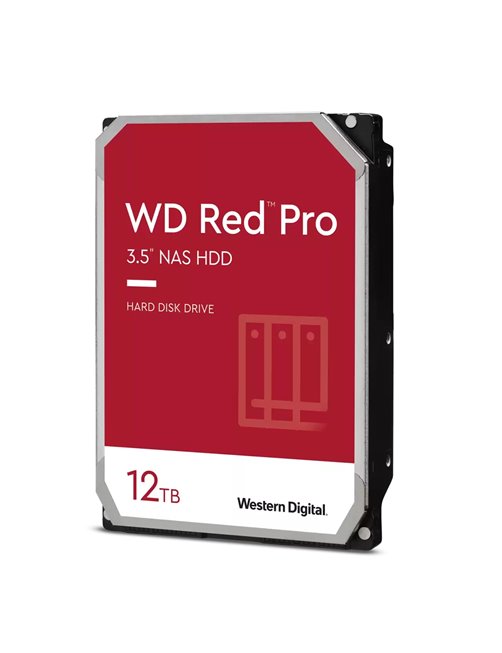 WD Red Pro WD121KFBX - Disco duro - 12 TB - interno - 3.5" - SATA 6Gb/s - 7200 rpm - búfer: 256 MB