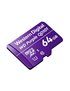 Tarjeta de memoria flash WD Purple SC QD101 WDD064G1P0C - 64 GB - UHS-I U1 / Class10 - microSDXC U WDD064G1P0C