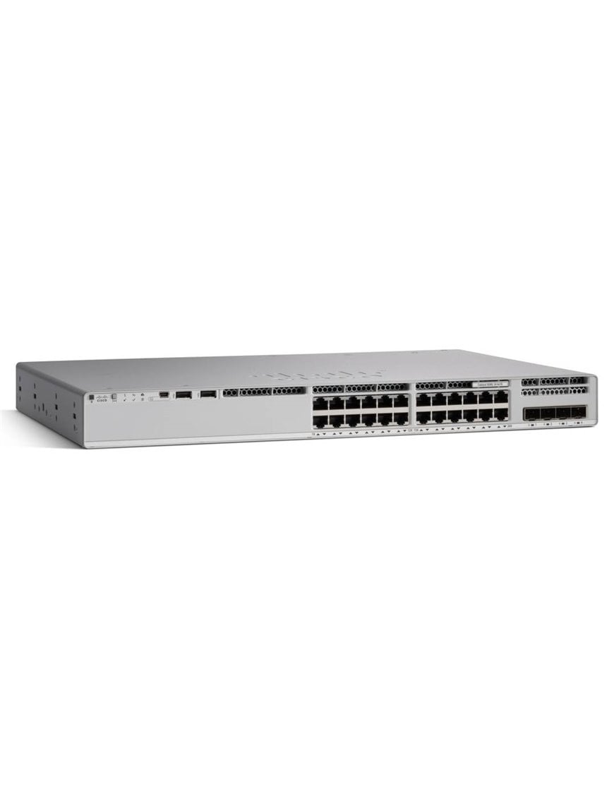 Recreación mezclador Pato Switch Cisco Catalyst 9200L, 24 Puertos PoE + 4x Gigabit Ethernet, 128  Gbit/s, Gestionado